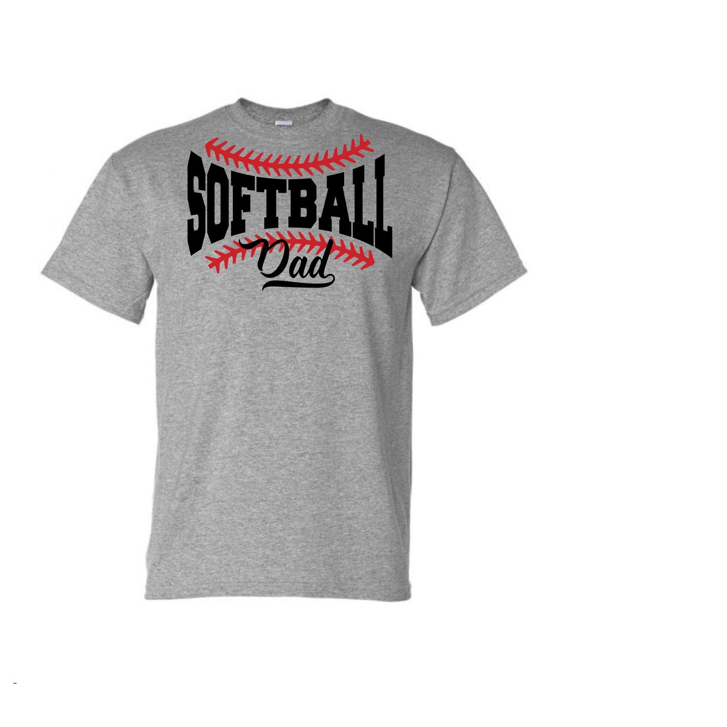 Softball Dad Adult t-shirt short-sleeved - Sandy's Bling & Embroidery
