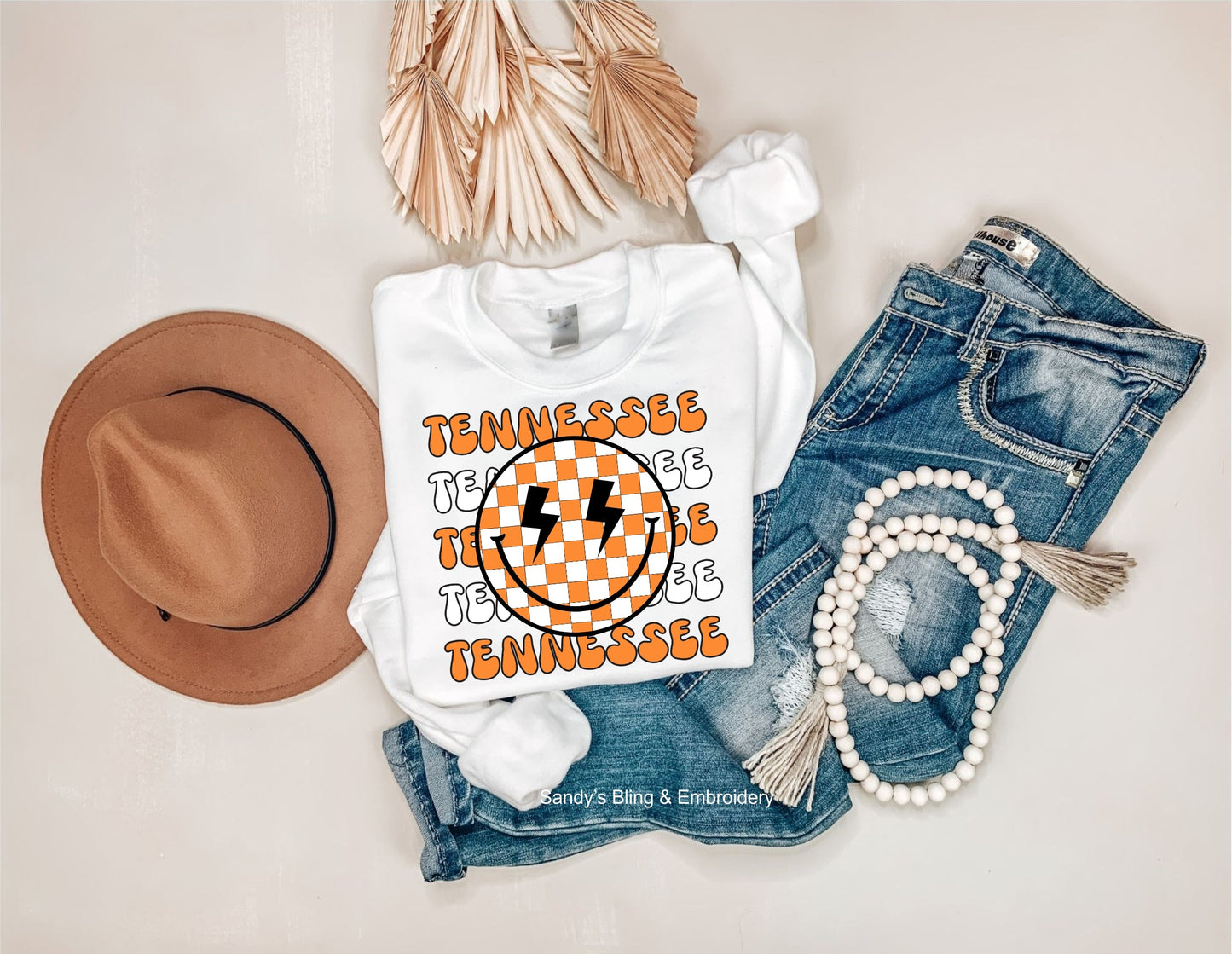Tennessee Checkered Smiley Youth Size