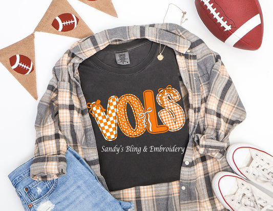 Adult Tennessee Vols Bow Shirt