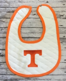 University of Tennessee Baby Bib - Sandy's Bling & Embroidery